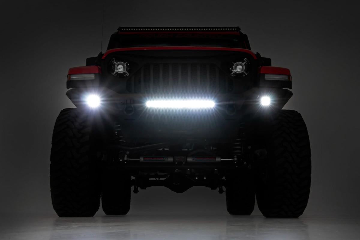 Front Bumper Skid Plate Jeep Gladiator JT/Wrangler JK & JL/Wrangler Unlimited 4WD Rough Country