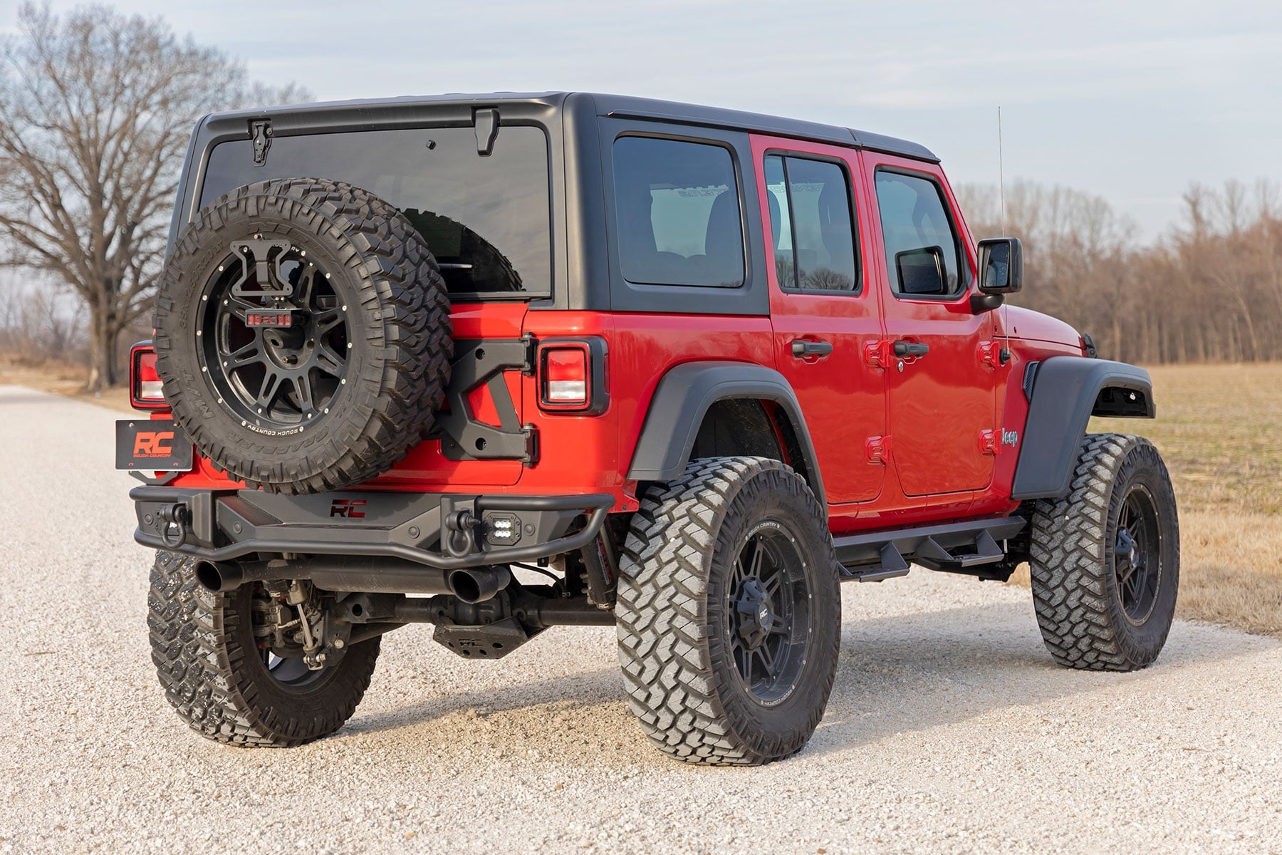 Rear Bumper Tubular Jeep Wrangler JL (18-26)/Wrangler Unlimited (18-26) Rough Country