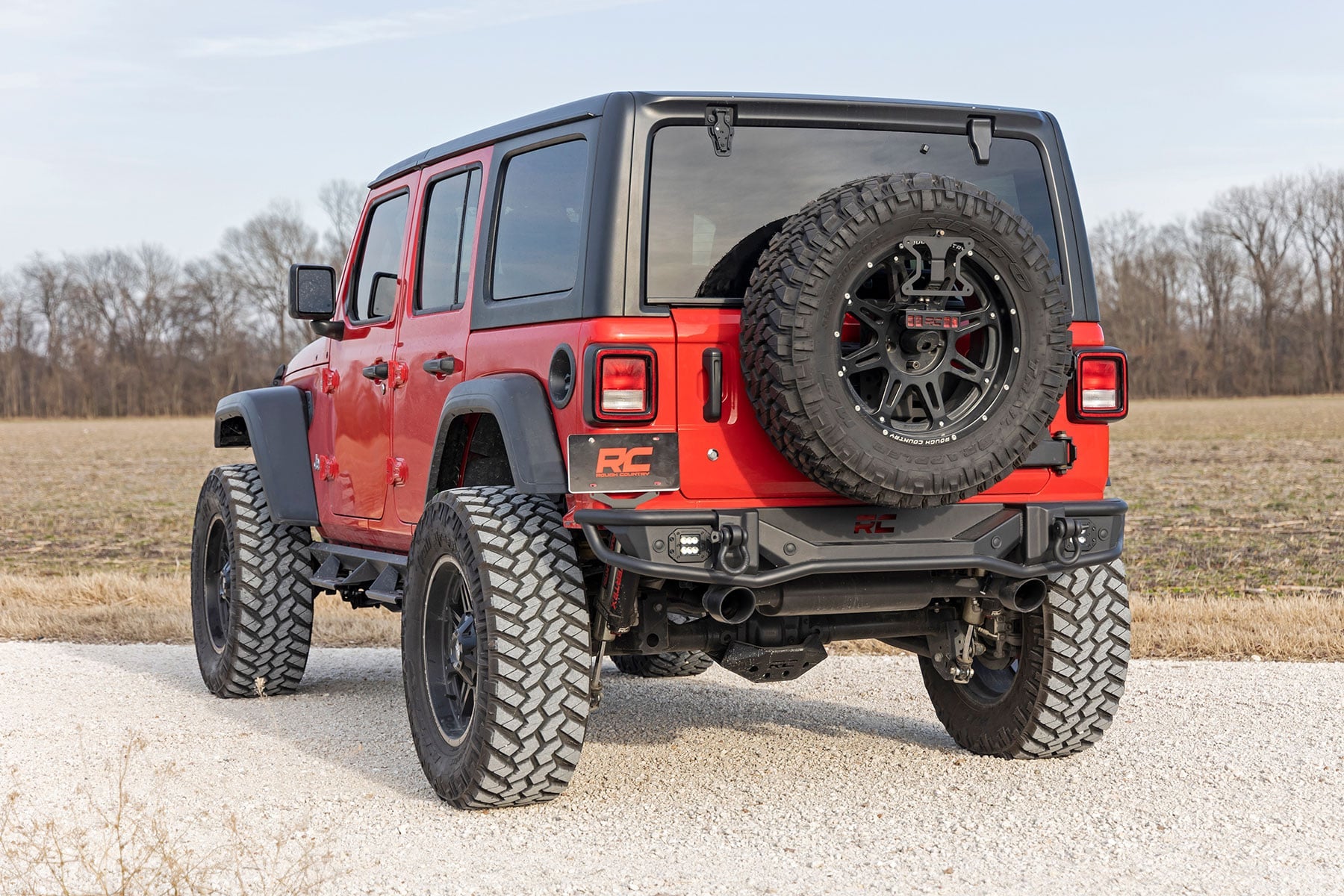Rear Bumper Tubular Jeep Wrangler JL (18-26)/Wrangler Unlimited (18-26) Rough Country