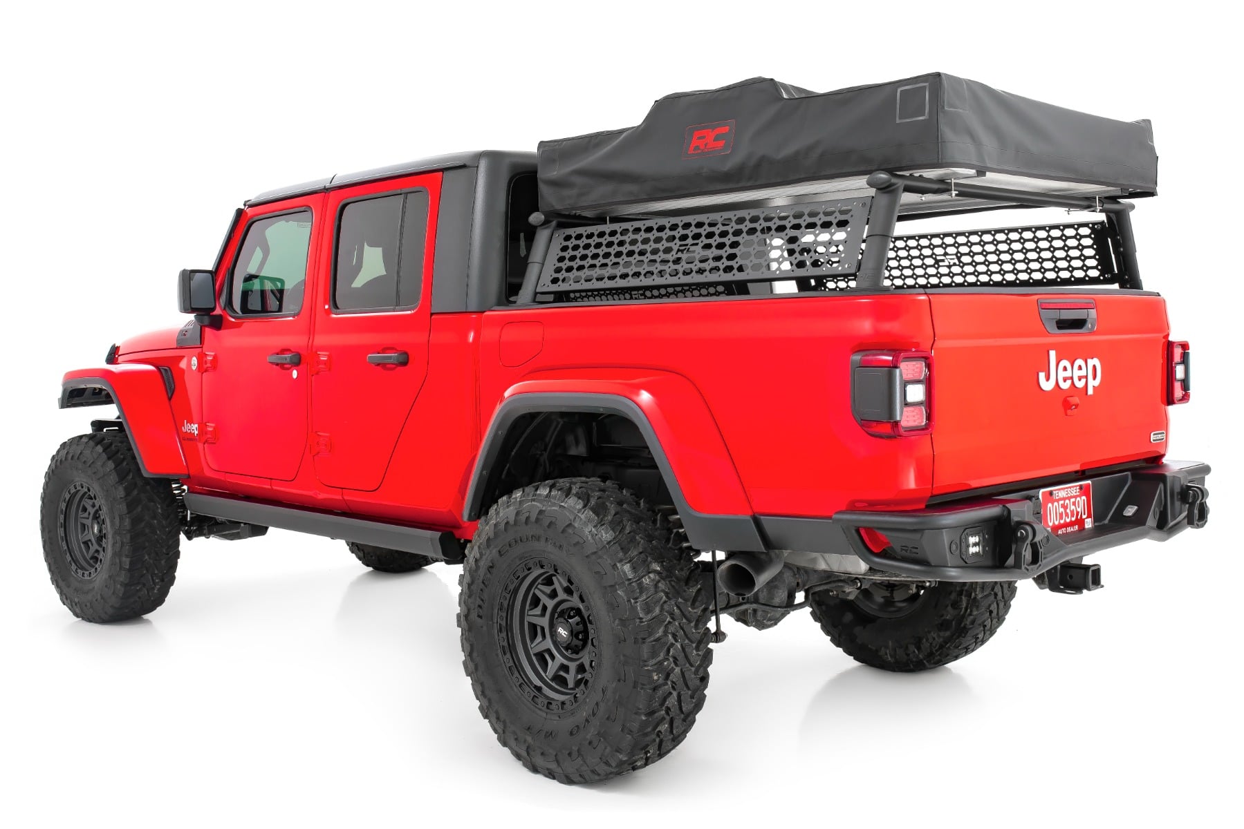 Bed Rack Molle Panel Jeep Gladiator JT 4WD (2020-2025) Rough Country