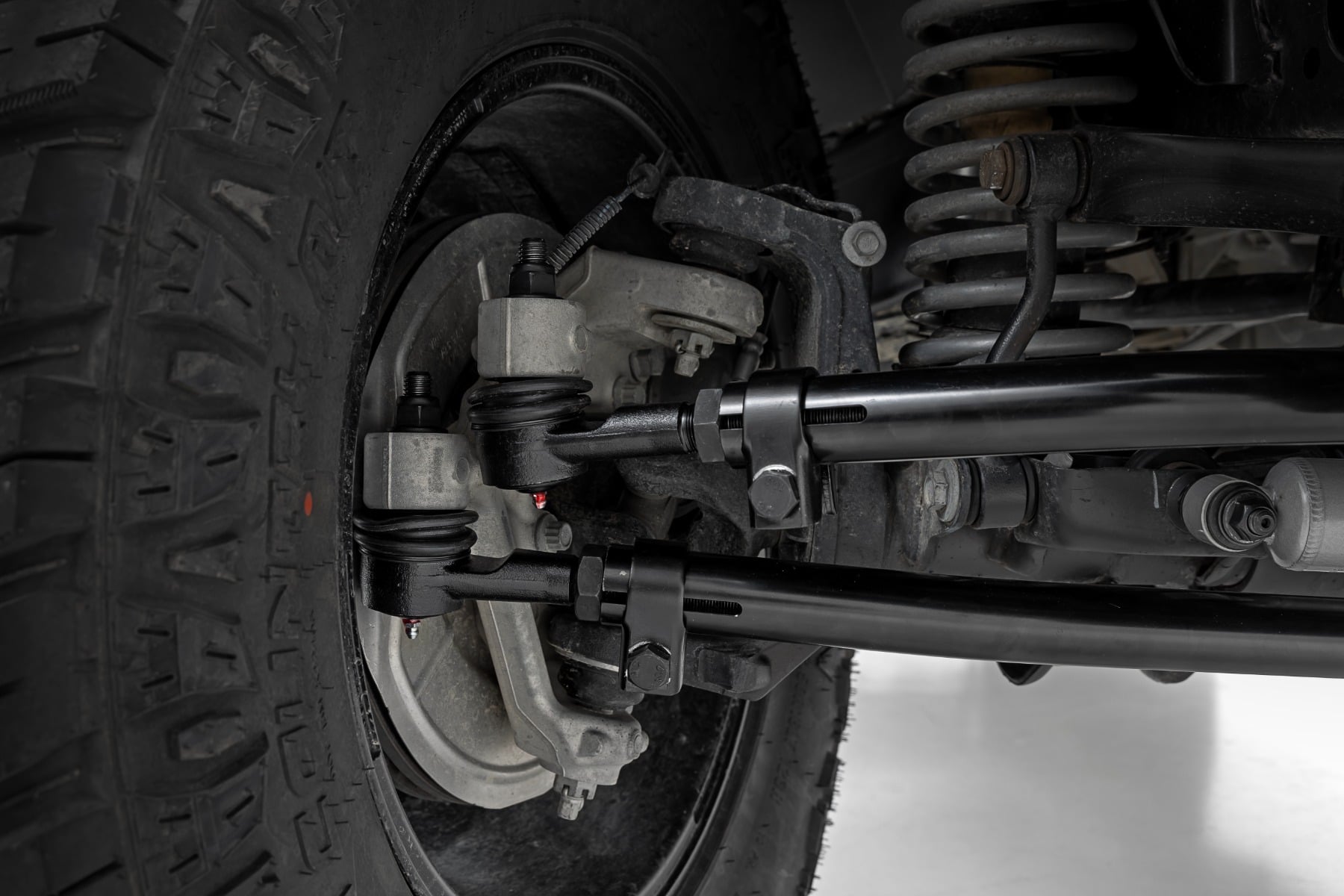 High Steer Kit w/ N3 Steering Stabilizer Jeep Gladiator JT/Wrangler JL (18-26) Rough Country