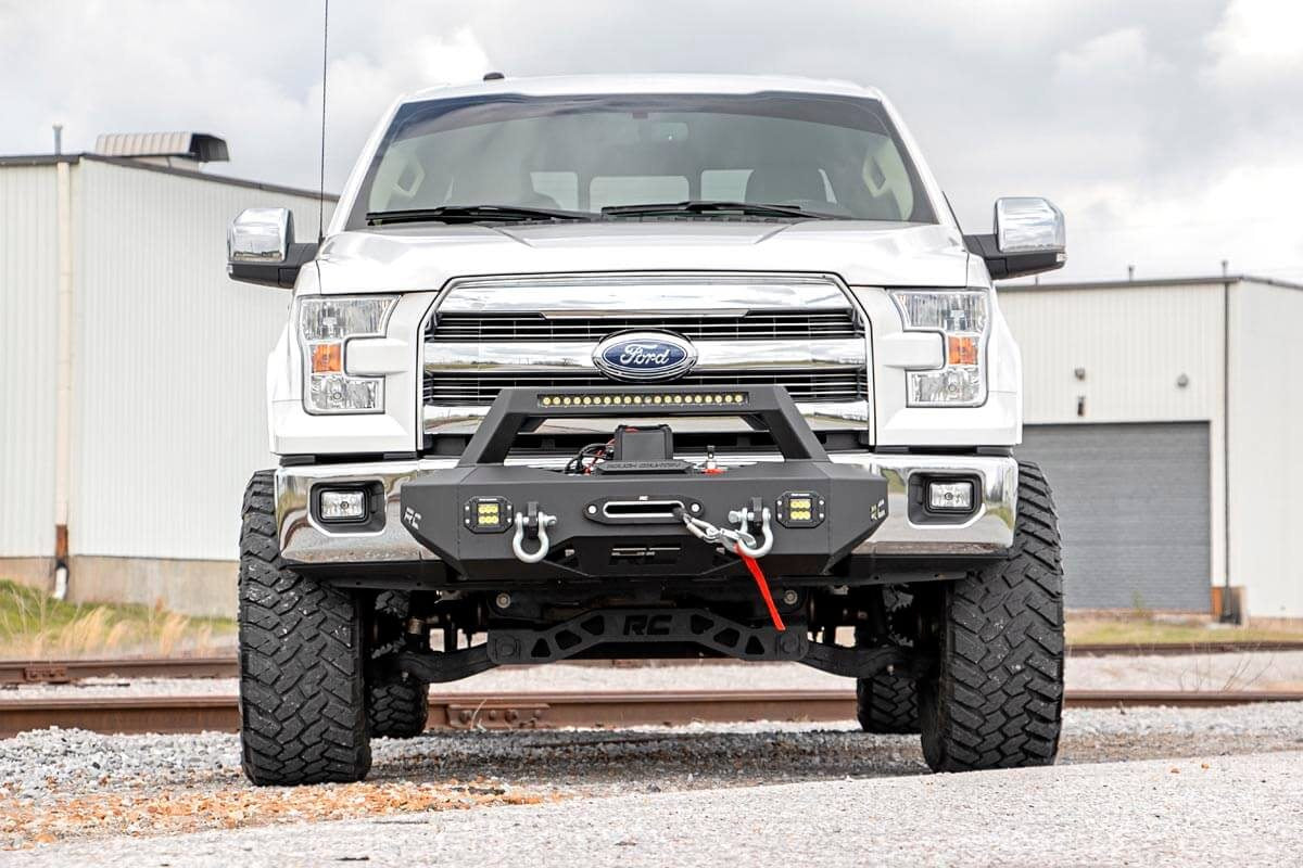 EXO Winch Mount Kit Ford F-150 2WD/4WD (2009-2025) Rough Country