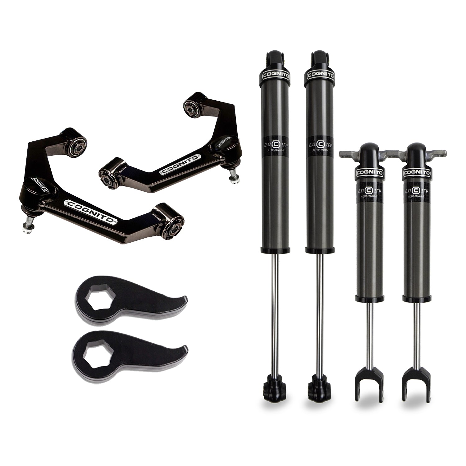 3-inch Performance Leveling kit with 2.0 Ifp shocks for 2011-2019 Silverado/Sierra 2500/3500 2WD/4WD Cognito
