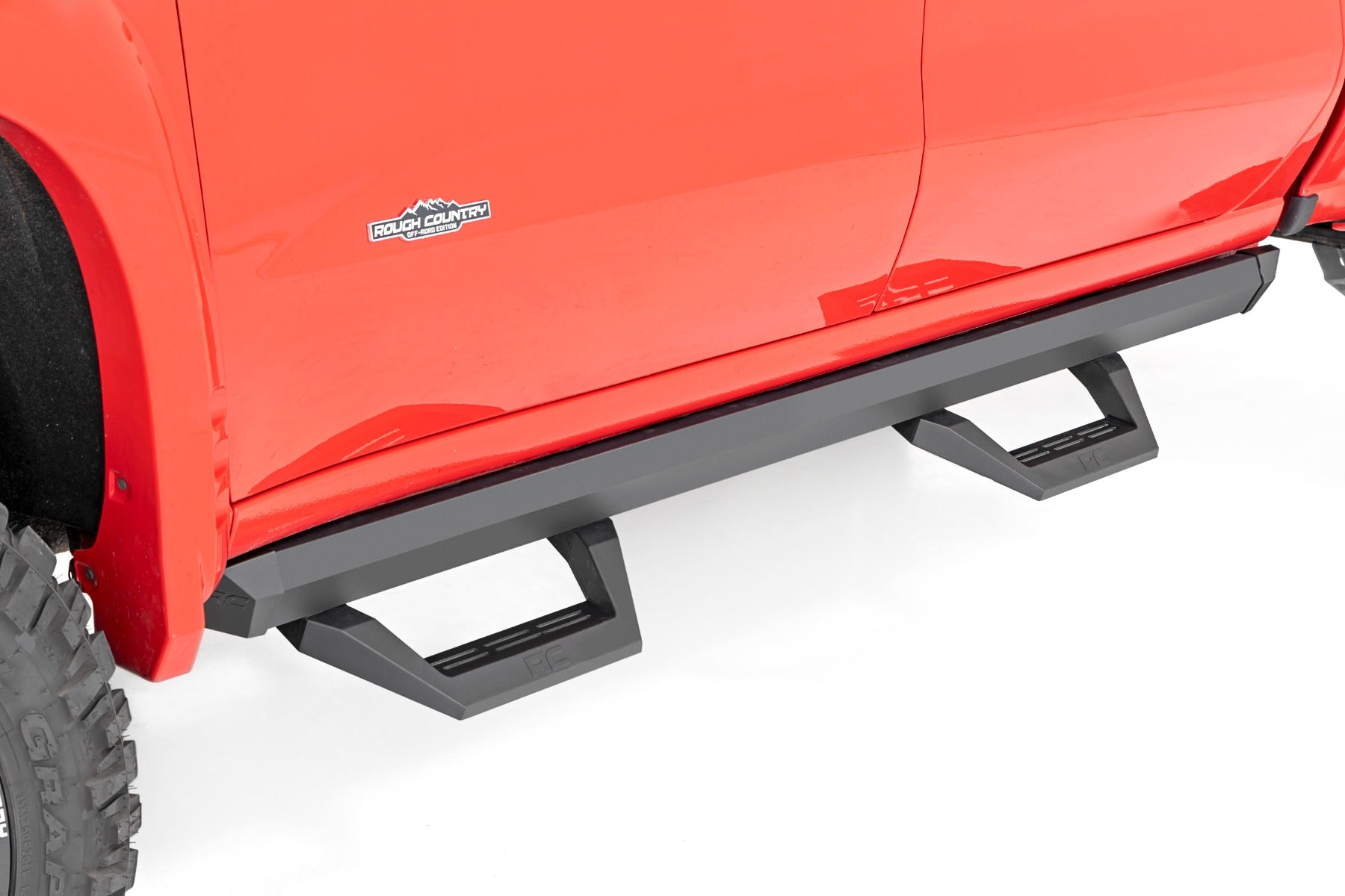 SRX2 Adj Aluminum Step Crew Cab Silverado/Sierra 1500/2500HD (19-26) Rough Country