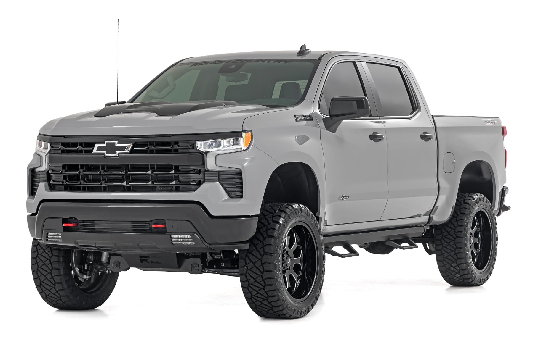 SRL2 Adj Aluminum Step Crew Cab Silverado/Sierra 1500/2500HD (19-26) Rough Country