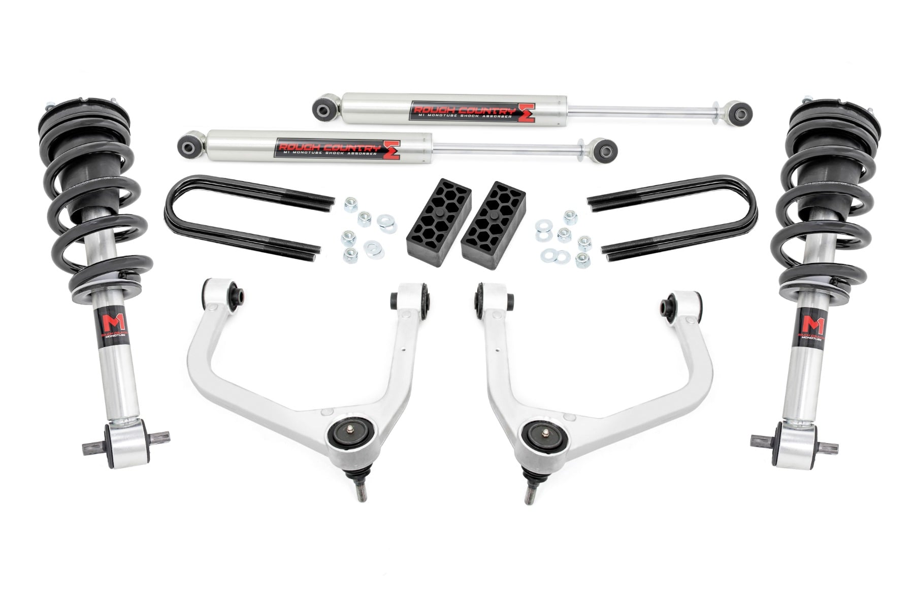 3.5 Inch Lift Kit M1 Struts/M1 Chevy Silverado 1500 2WD/4WD (2025-2026) Rough Country