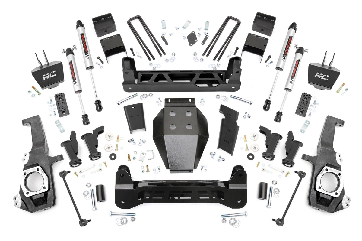5 Inch Lift Kit Torsion Drop V2 Silverado/Sierra 2500HD/3500HD (20-26) Rough Country
