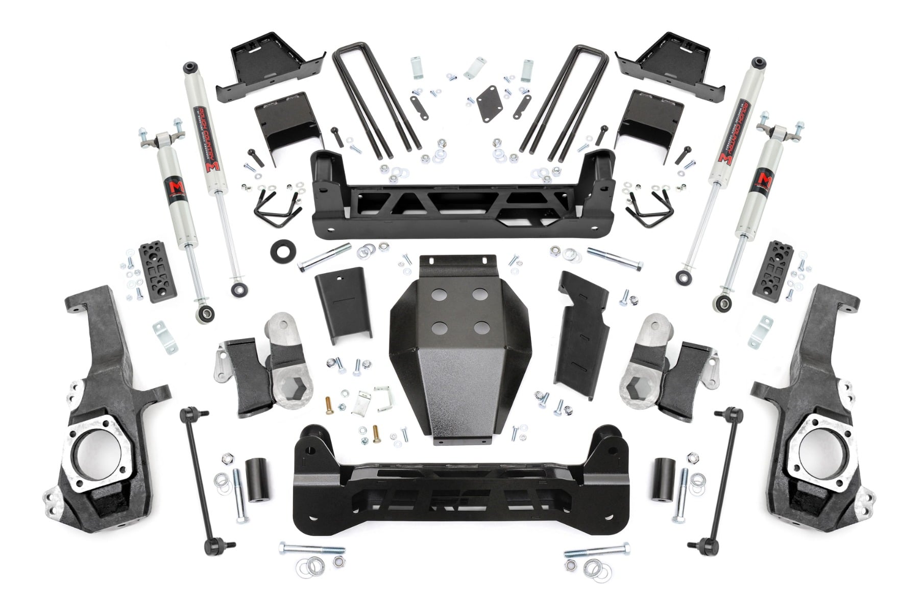 7 Inch Lift Kit NTD M1 w/ Overloads Silverado/Sierra 2500HD/3500HD (20-26) Rough Country
