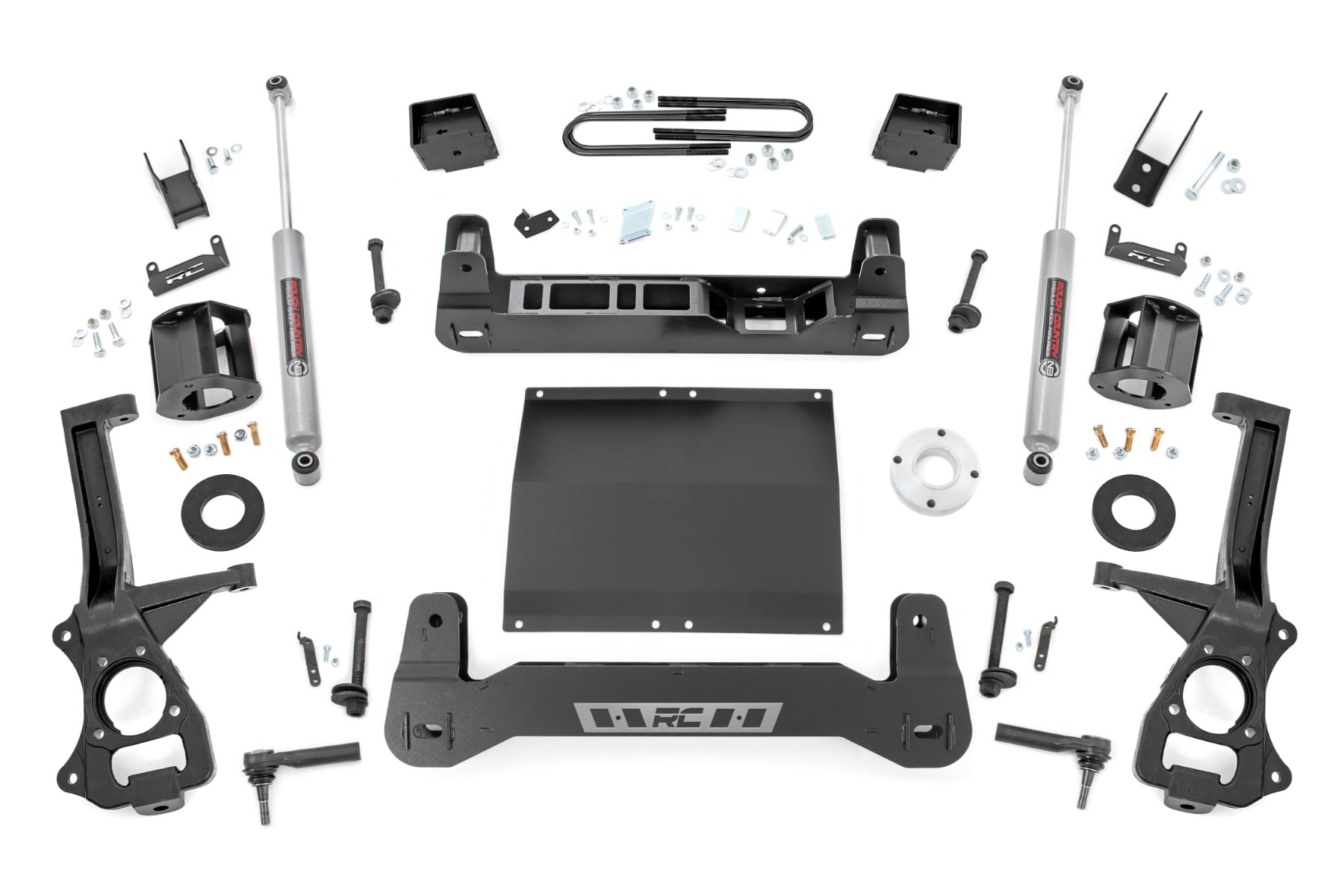 6 Inch Lift Kit Mono Leaf Rear Diesel GMC Sierra 1500 2WD (2025-2026) Rough Country