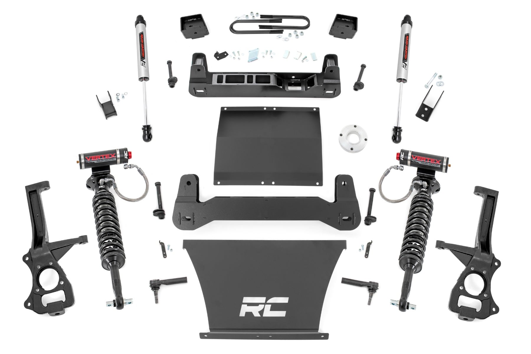 6 Inch Lift Kit Mono Leaf Rear Vertex/V2 Chevy Silverado 1500 2WD (25-26) Rough Country
