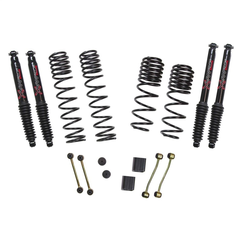 Skyjacker 21-23 Jeep Wrangler JL Rubicon 4XE 4 Dr LT 2.5in Coil Sys w/ Black MAX Shocks