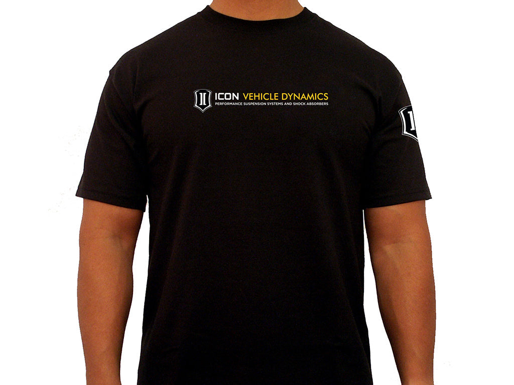 ICON Standard-Logo Tee – Black, Large