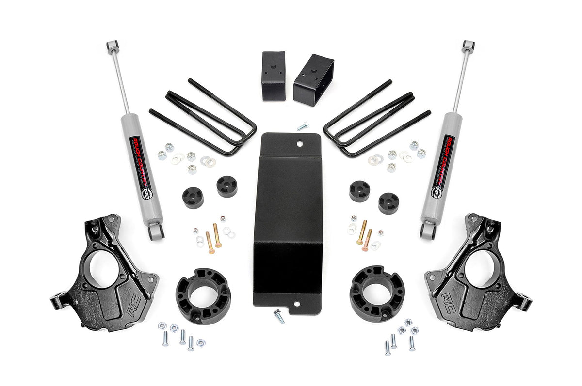 3.5 Inch Lift Kit Alum/Stamp Steel LCA Silverado/Sierra 1500 (14-18 & Classic) Rough Country