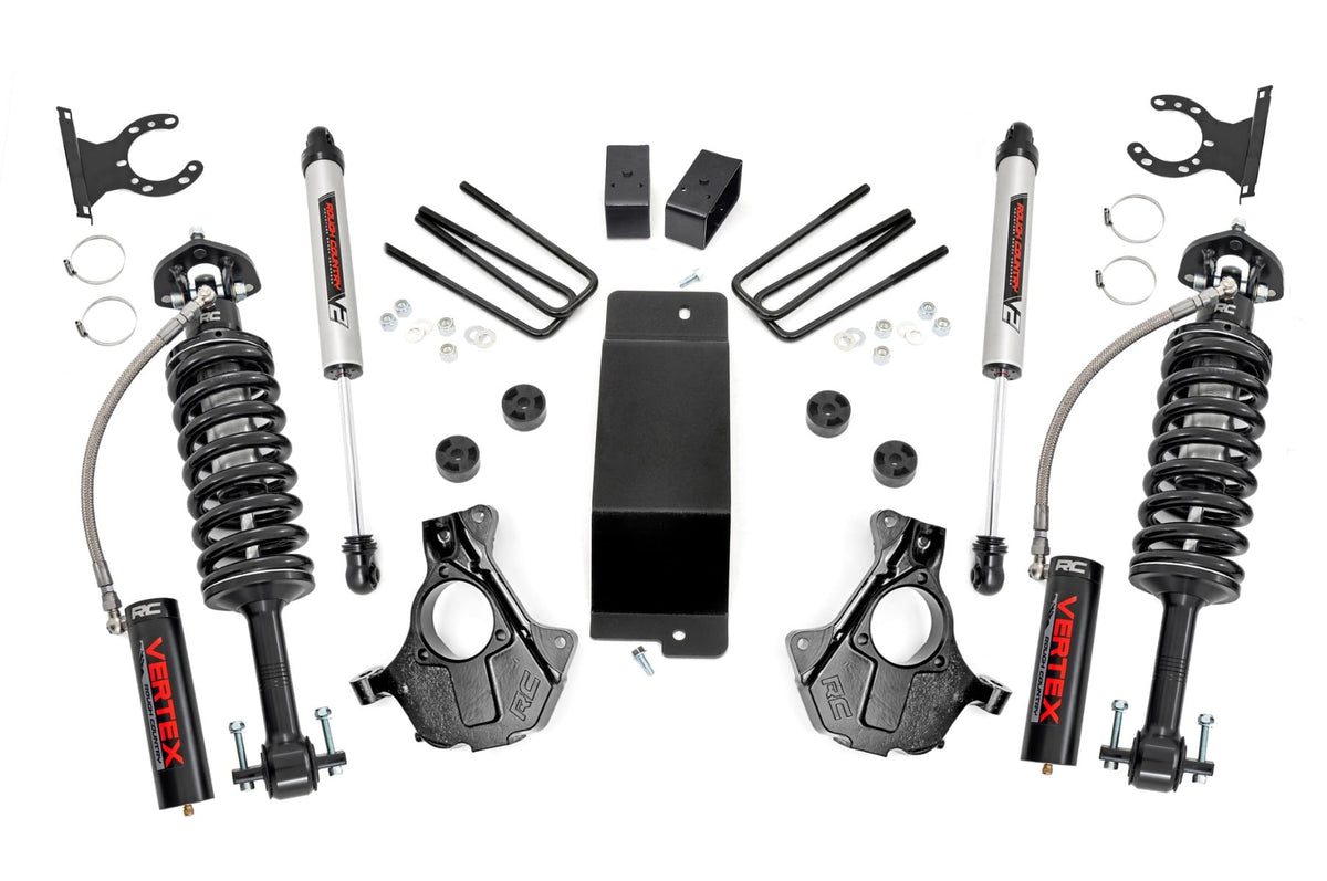 3.5 Inch Lift Kit Alu/Stamp Steel LCA Vertex/V2 Silverado/Sierra 1500 (14-18 & Classic) Rough Country