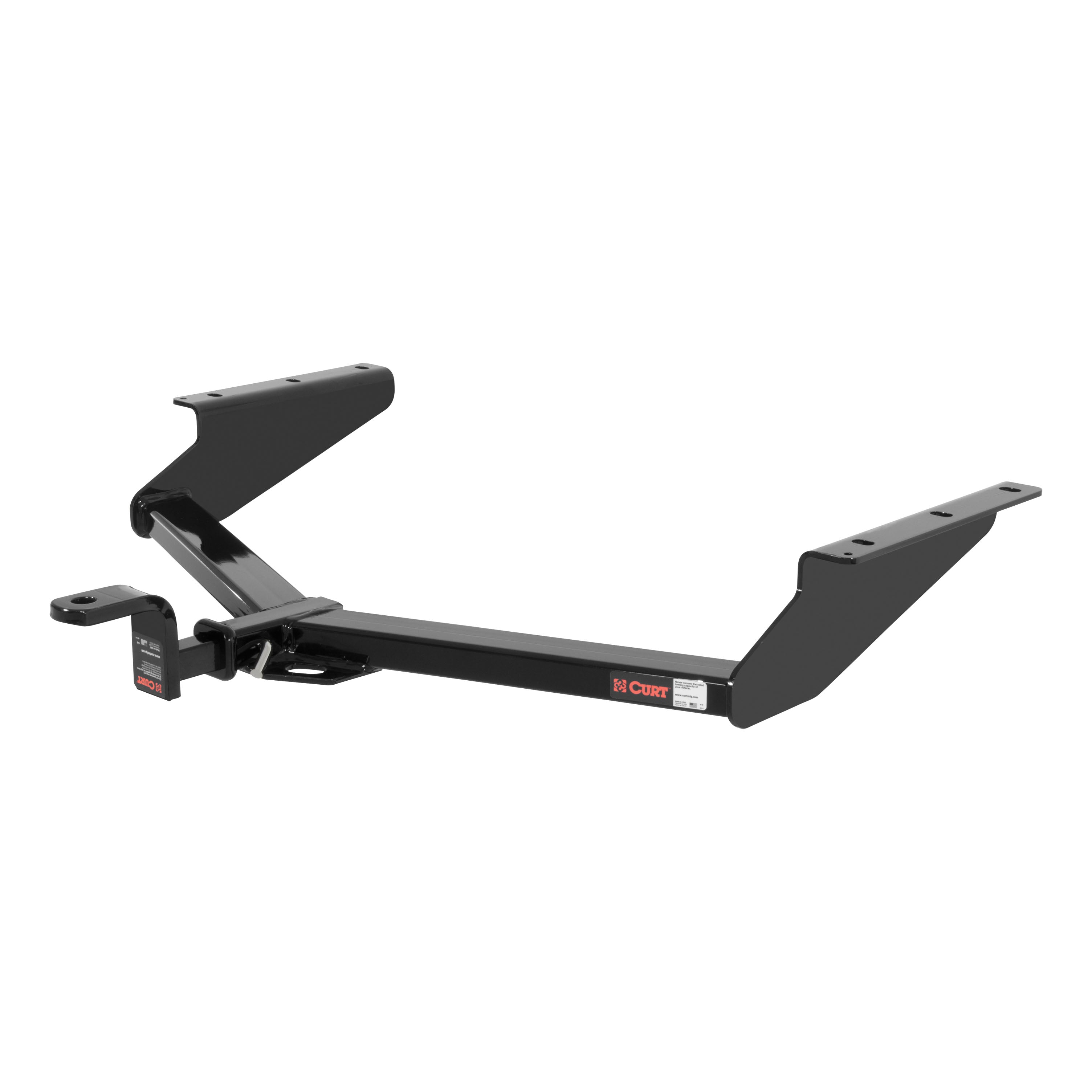 CURT Class 2 Trailer Hitch with Ball Mount, 1-1/4-In Receiver, Fits Select Jeep Liberty Model 122453