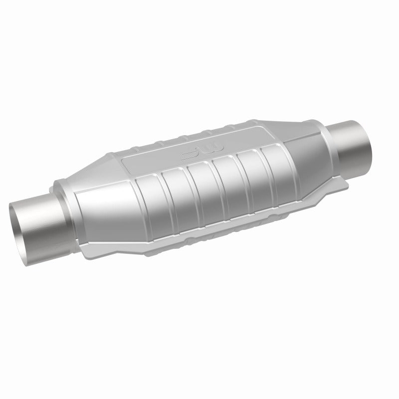 MagnaFlow Univ Cat Conv 2.25in Inlet/Outlet Ctr/Ctr Oval 12in Body L x 6.5in W x 16in Overall L