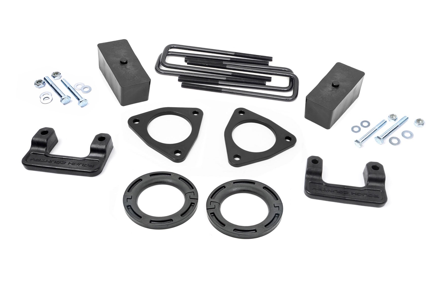 2.5 Inch Leveling Kit Stamped Steel Chevy/GMC Sierra 1500 (16-18)/Silverado 1500 (07-18) Rough Country