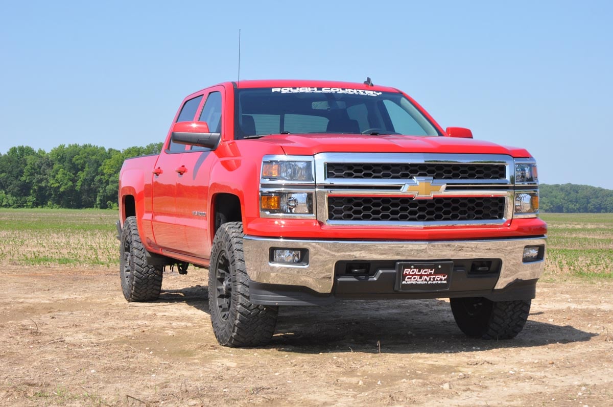 2.5 Inch Leveling Kit Stamped Steel Chevy/GMC Sierra 1500 (16-18)/Silverado 1500 (07-18) Rough Country