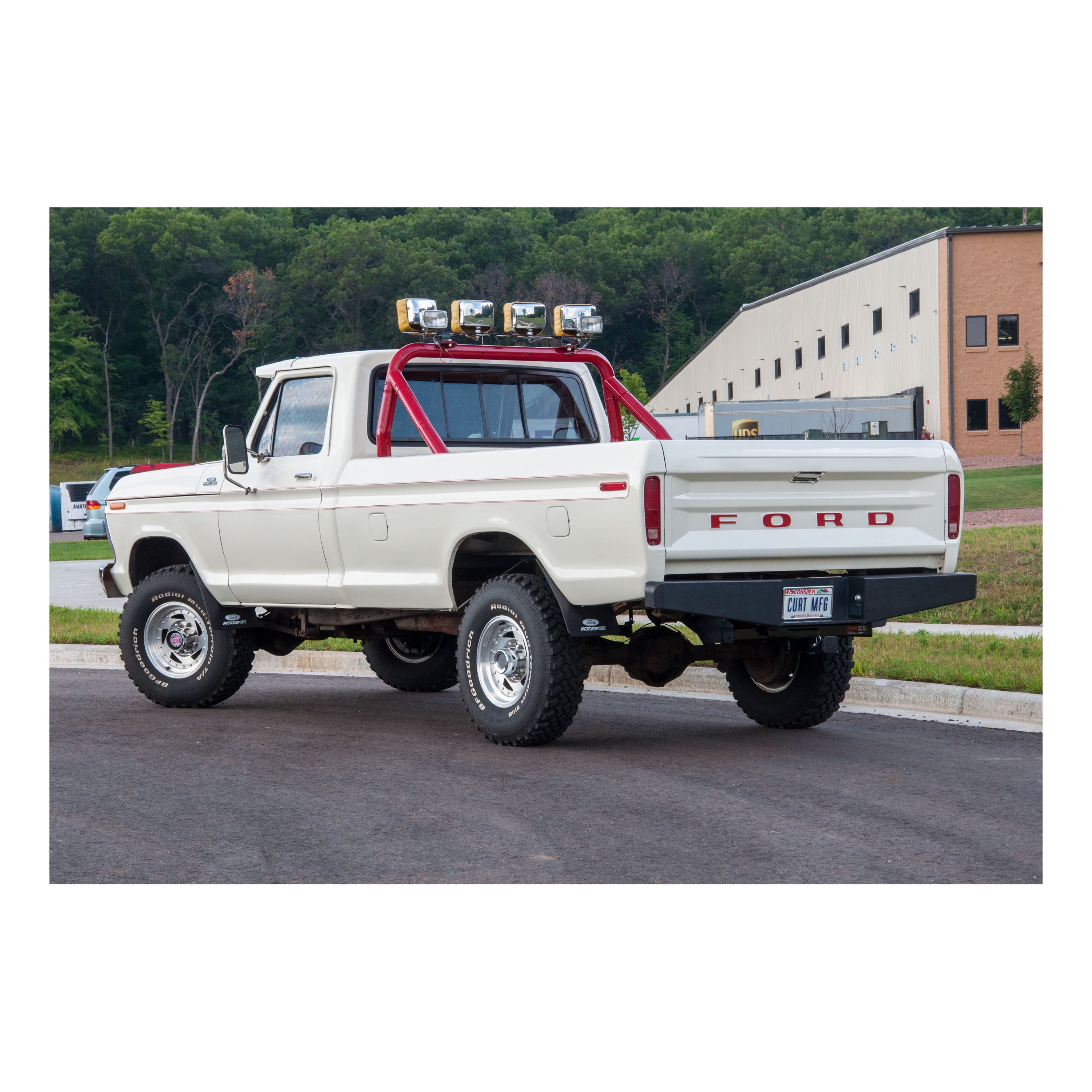 CURT Class 3 Trailer Hitch, 2-Inch Receiver, Drilling Required, Fits Select Dodge D-Series, Ford F-Series, Bronco Model 13310