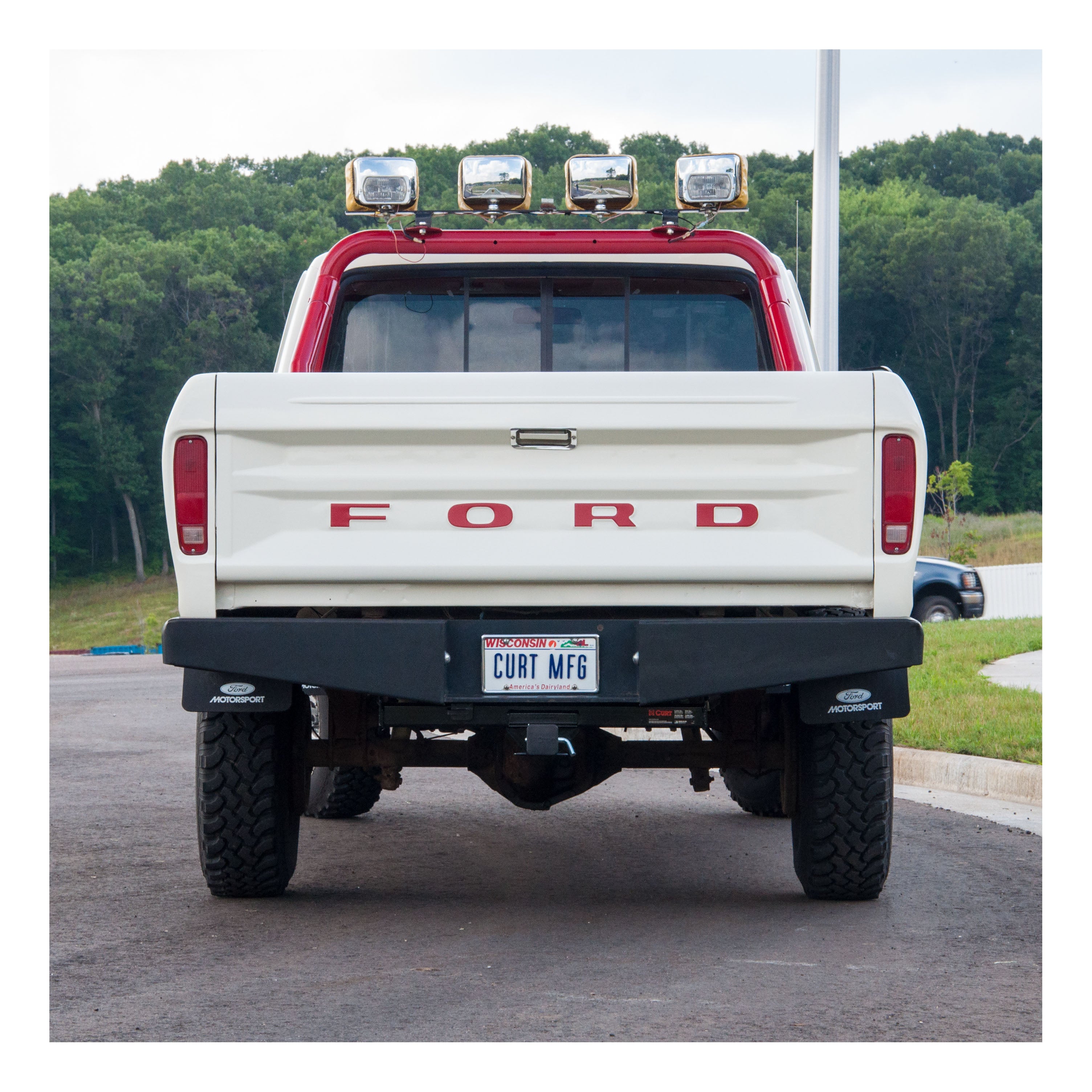 CURT Class 3 Trailer Hitch, 2-Inch Receiver, Drilling Required, Fits Select Dodge D-Series, Ford F-Series, Bronco Model 13310