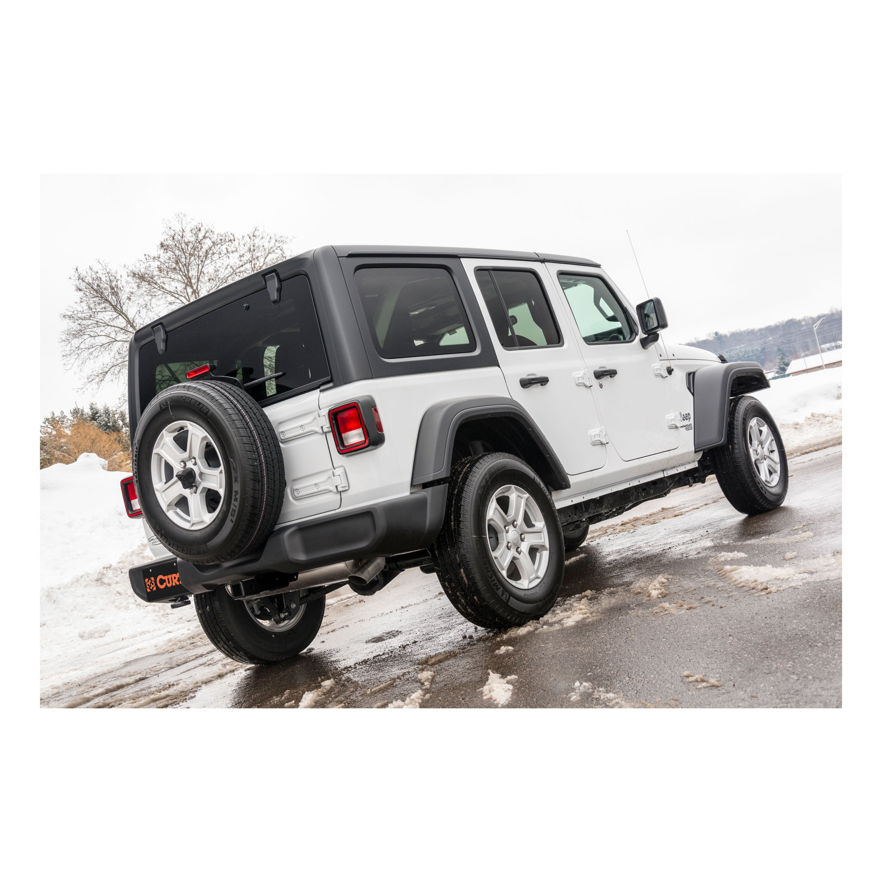 CURT Class 3 Trailer Hitch, 2-Inch Receiver, Fits Select Jeep Wrangler JK, JL Model 13392
