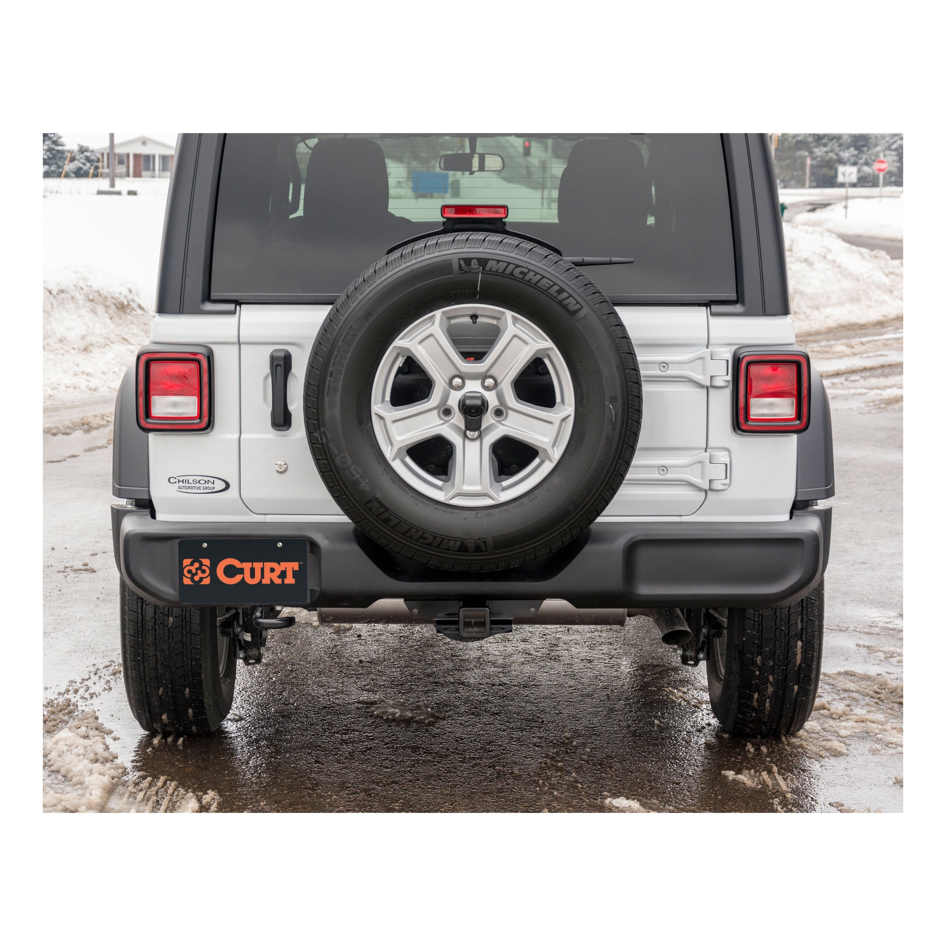 CURT Class 3 Trailer Hitch, 2-Inch Receiver, Fits Select Jeep Wrangler JK, JL Model 13392