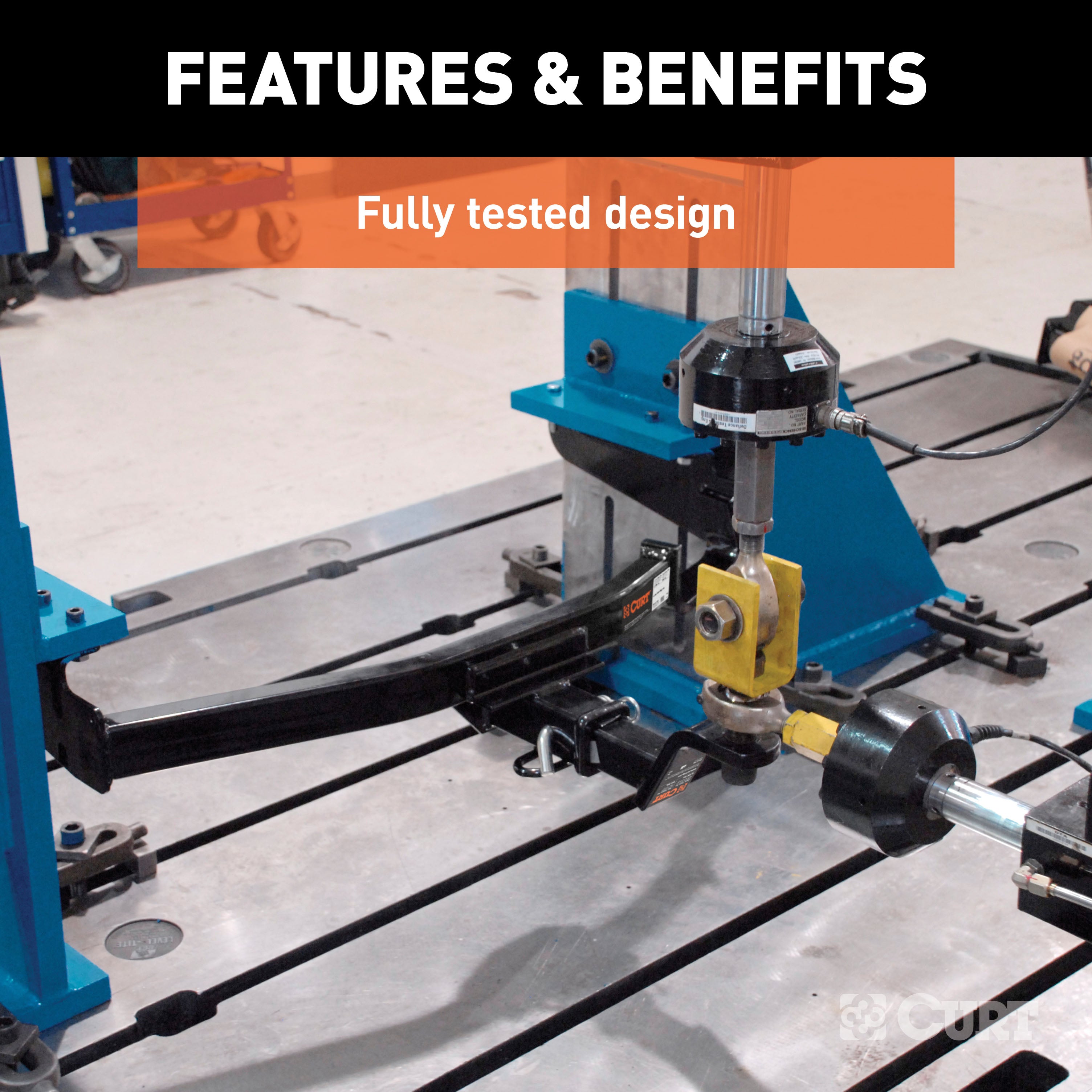 CURT Class 4 Trailer Hitch, 2-Inch Receiver, Fits Select Cadillac, Chevrolet, GMC SUVs Model 14080