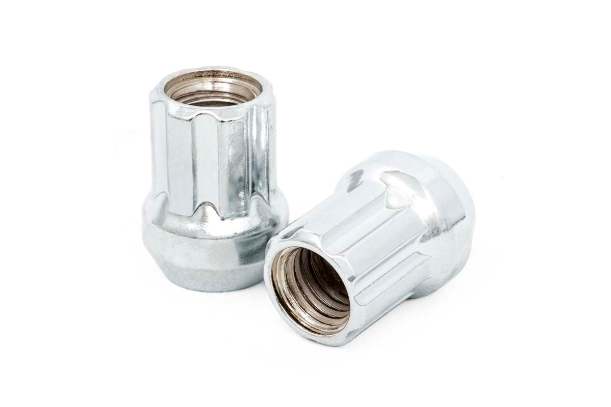 M14 x 2.0 Lug Nut Set of 24 Chrome Open End Rough Country