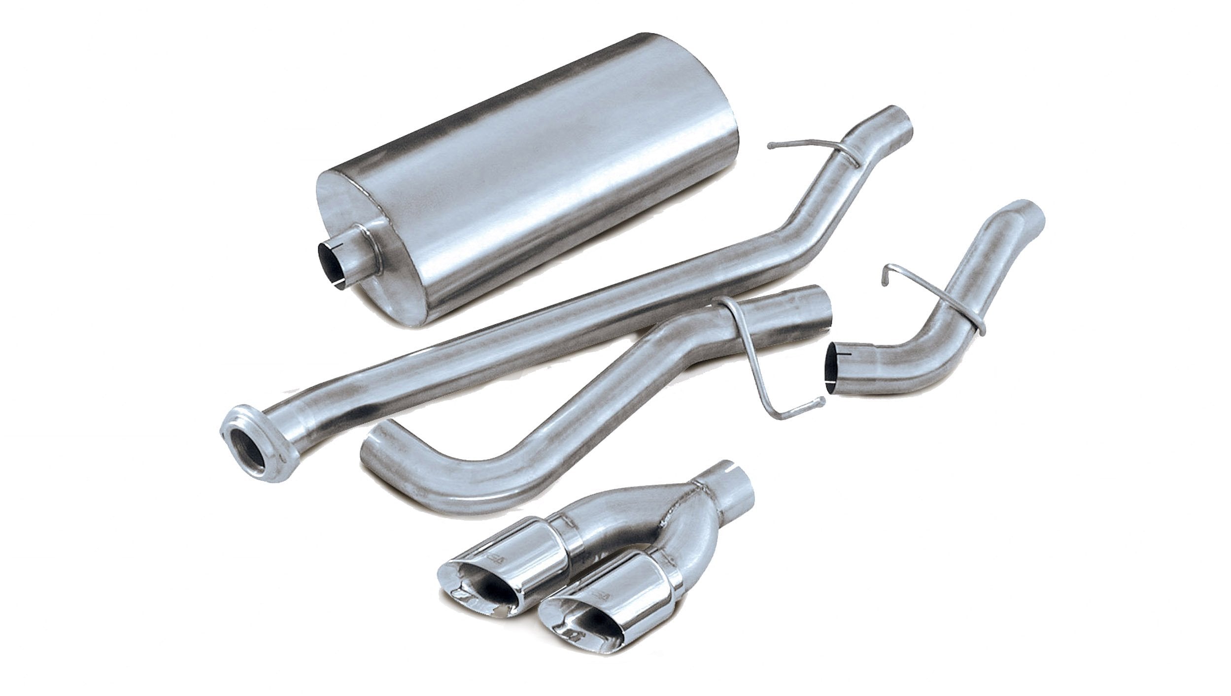 3.0 Inch Cat-Back Sport Single Side Exhaust 4.0 Inch Polished Tips 02-06 Chevy Suburban Z71/GMC Yukon XL Z71 5.3L V8 Stainless Steel Corsa Performance