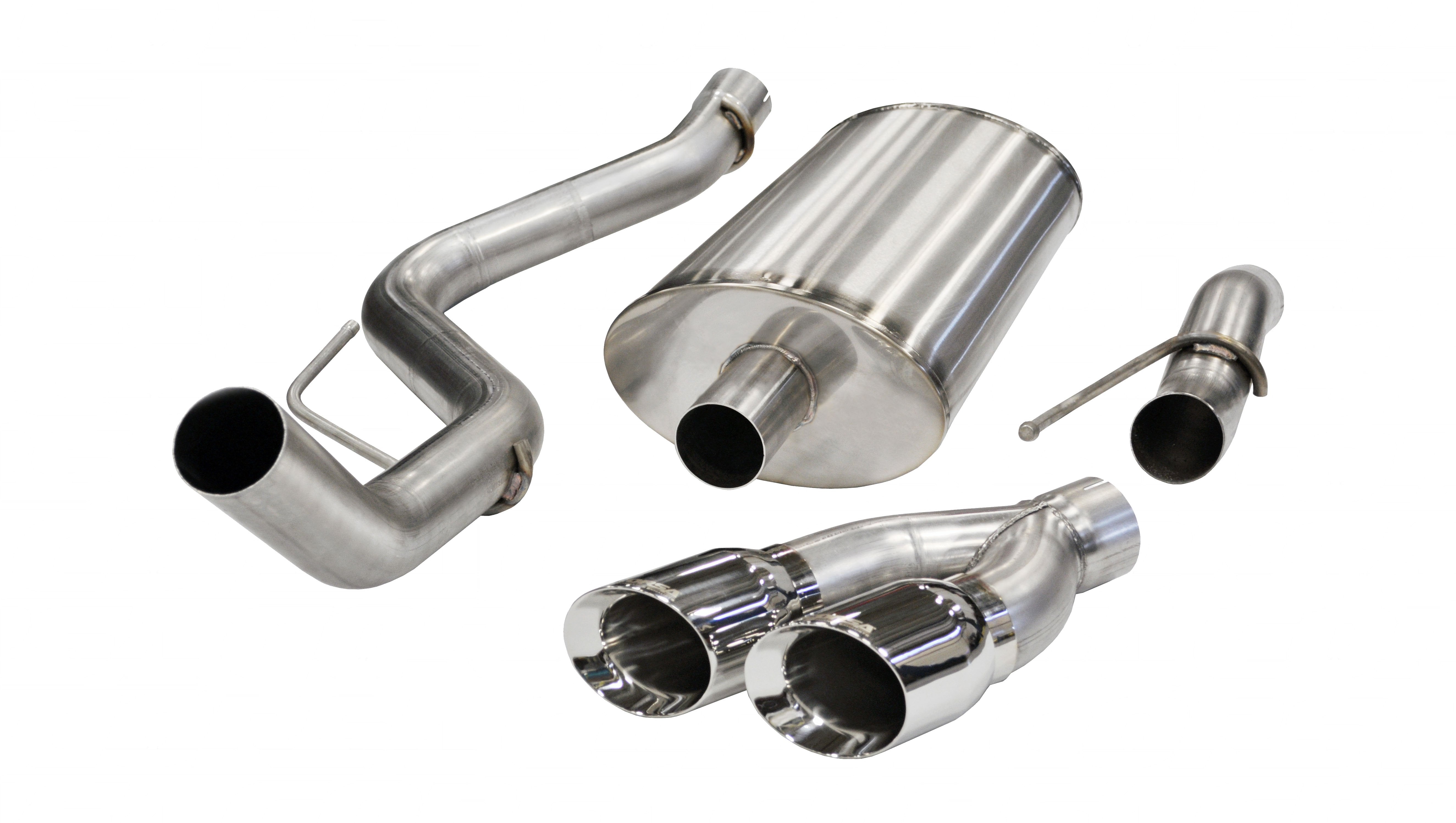 3.0 Inch Cat-Back Sport Single Side Exit Exhaust 4.0 Inch Polished Tips 11-14 Ford F150 Raptor 6.2L V8 133/144.0 Inch Wheelbase Stainless Steel Corsa Performance