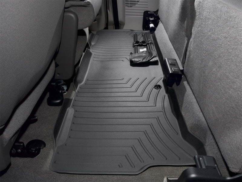 WeatherTech 99-10 Ford F250 Super Duty Super Cab Rear FloorLiner - Black