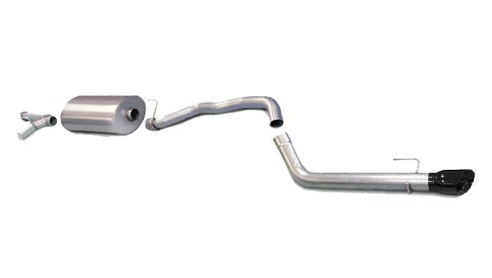3.0 Inch Cat-Back Touring Single Rear Exit Exhaust 4.0 Inch Black Tip 08-17 Toyota Sequoia 5.7L V8 Stainless Steel Corsa Performance
