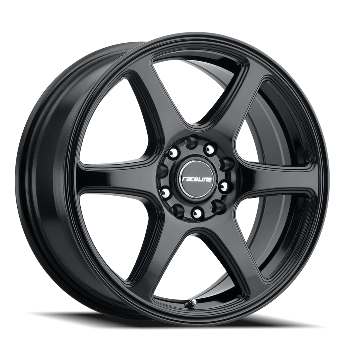 Aluminum Wheels 17x7.5 Matrix 146B Gloss Black 40 Offset 5 on 120 Bolt Pattern 74.1 Bore Raceline