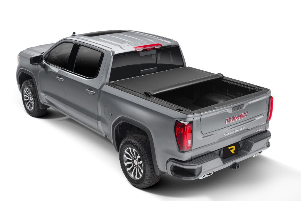 Pro X15 Tonneau Cover Black 2019 (New Body Style)-2026 Silverado/Sierra (without CarbonPro Bed) 5 Foot 9 Inch Bed with MultiPro Tailgate Truxedo