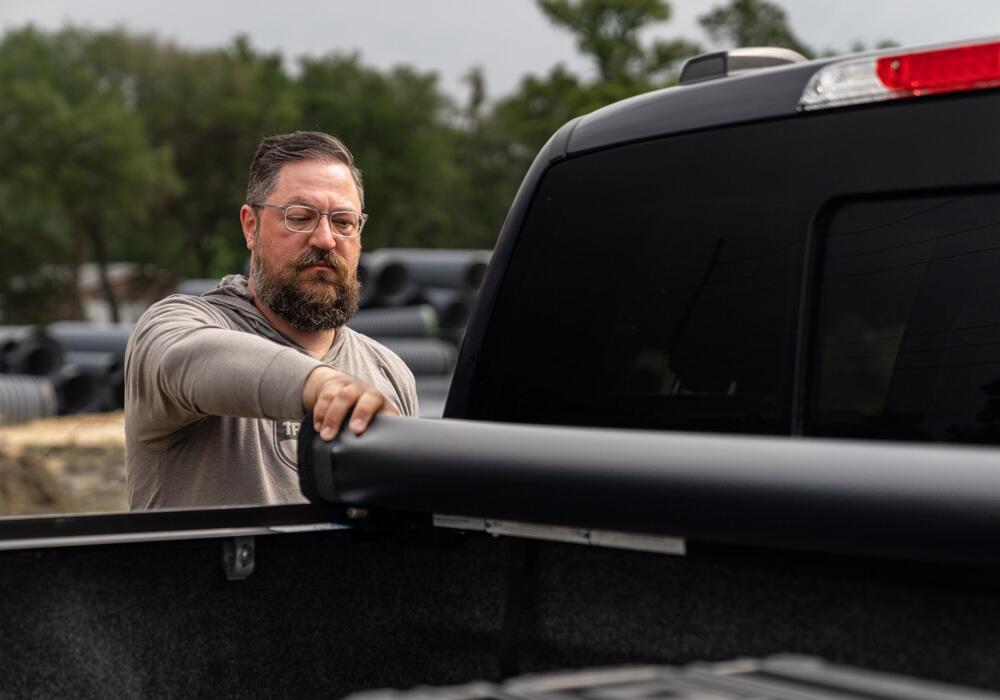 Pro X15 Tonneau Cover Black 2015-2025 Ford F-150 8 Foot 2 Inch Bed Truxedo