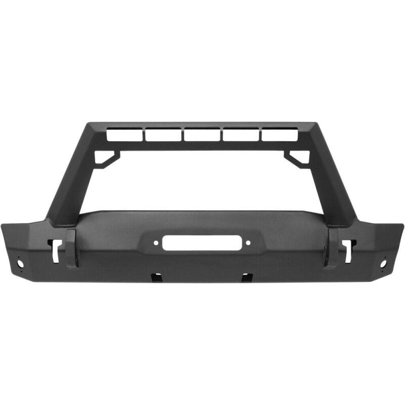 Westin 18-19 Jeep Wrangler JL WJ2 Stubby Front Bumper - Textured Black