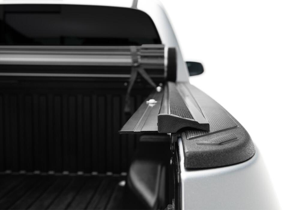 Sentry Tonneau Cover Black 2007-2021 Toyota Tundra 6 Foot 6 Inch Bed with Deck Rail System Truxedo