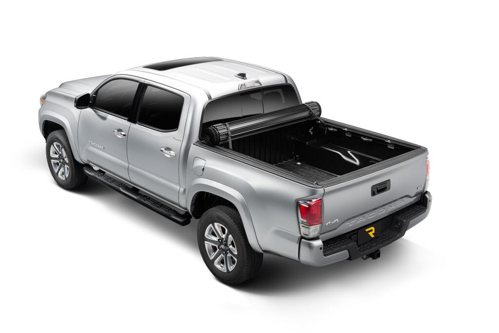 Sentry CT Tonneau Cover Black 2007-2021 Toyota Tundra 6 Foot 6 Inch Bed with Deck Rail System Truxedo