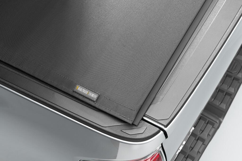 Sentry CT Tonneau Cover Black 2007-2021 Toyota Tundra 6 Foot 6 Inch Bed with Deck Rail System Truxedo