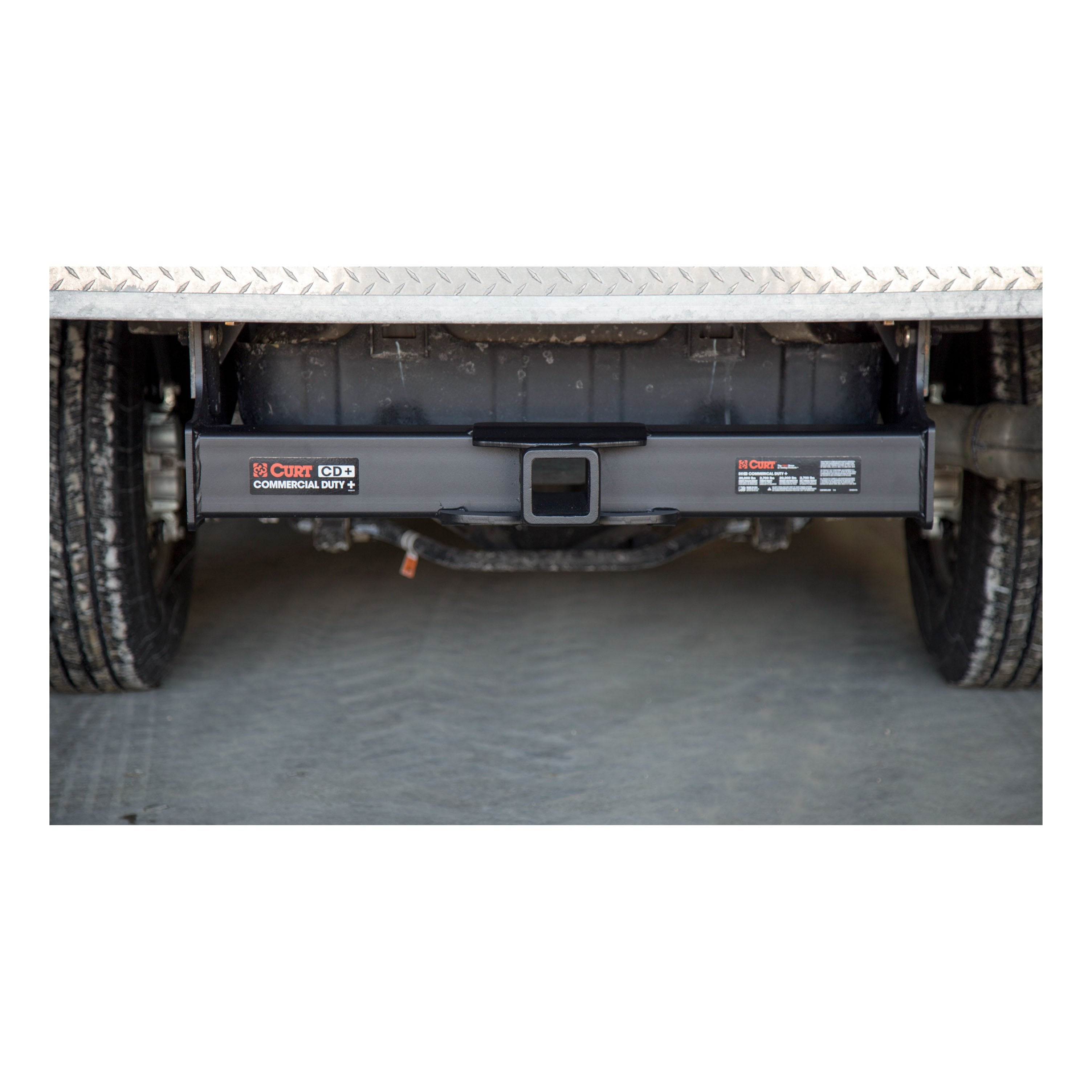 CURT Commercial Duty Class 5 Trailer Hitch, 2-1/2-Inch Receiver, Compatible with Select Ford F-350, F-450, F-550 Super Duty, F-650 Model 15845