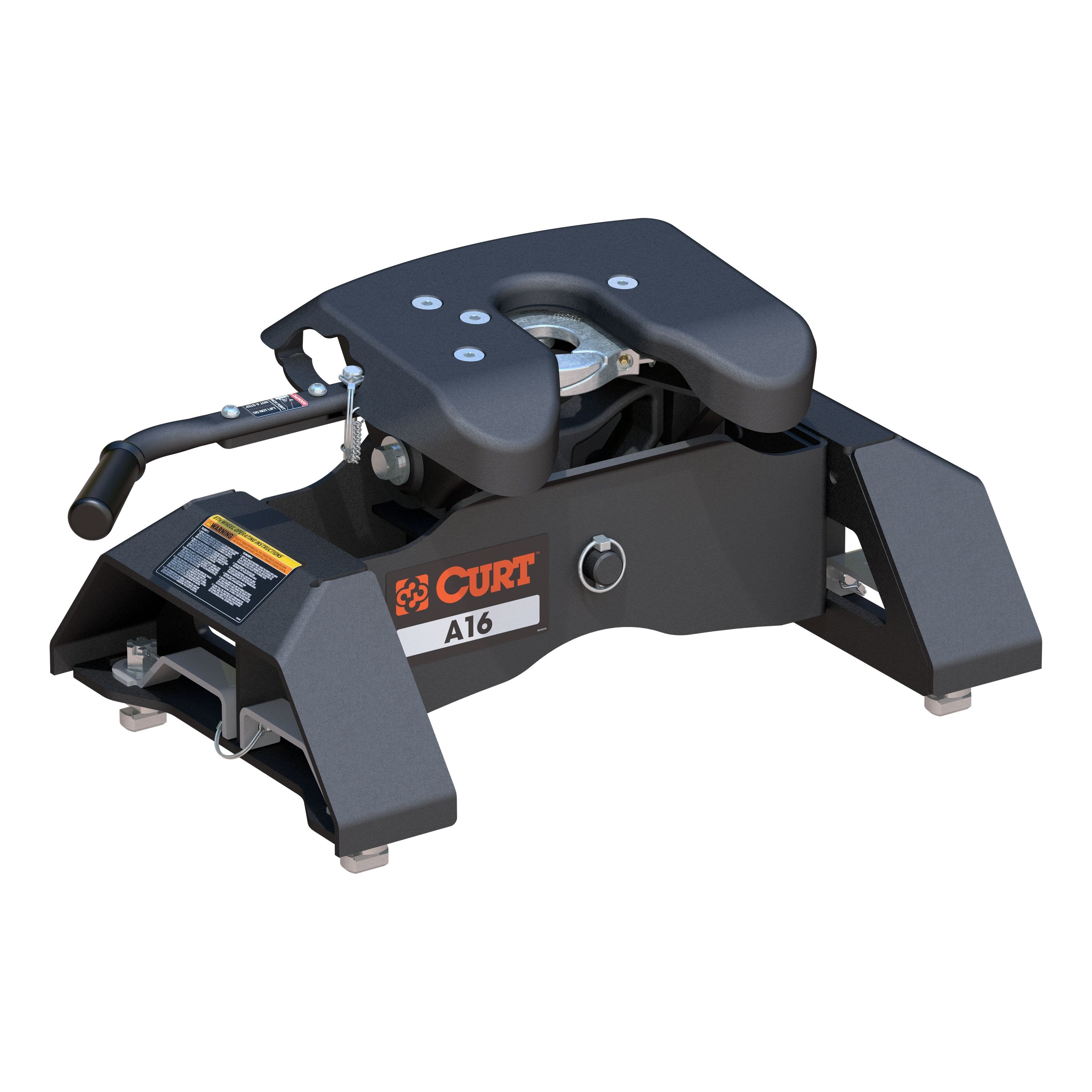 CURT A16 5th Wheel Hitch, 16,000 lbs, Select Chevrolet Silverado, GMC Sierra 2500, 3500 HD, 8-Foot Bed Puck System Model 16091