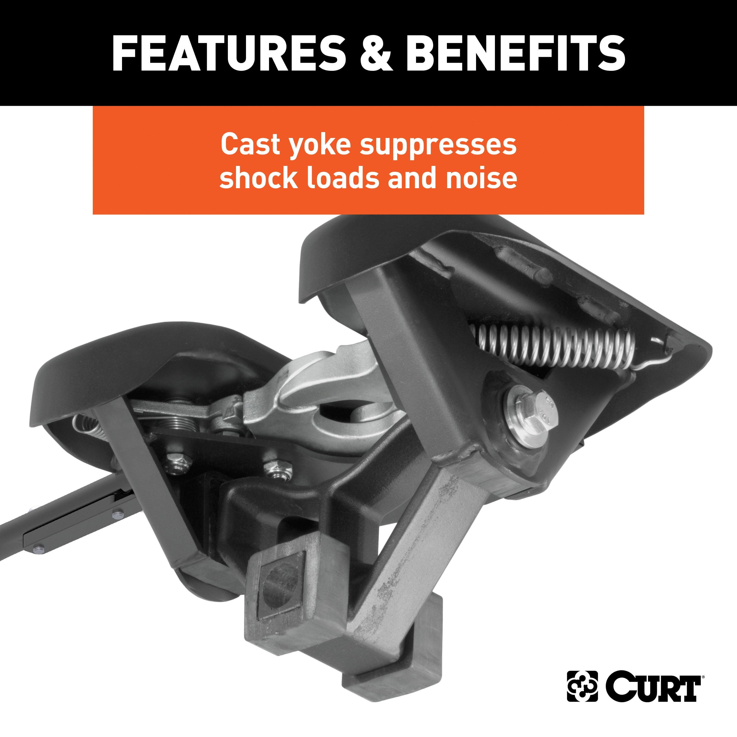 CURT A20 5th Wheel Hitch with Base Rails, 20,000 lbs Model 16141