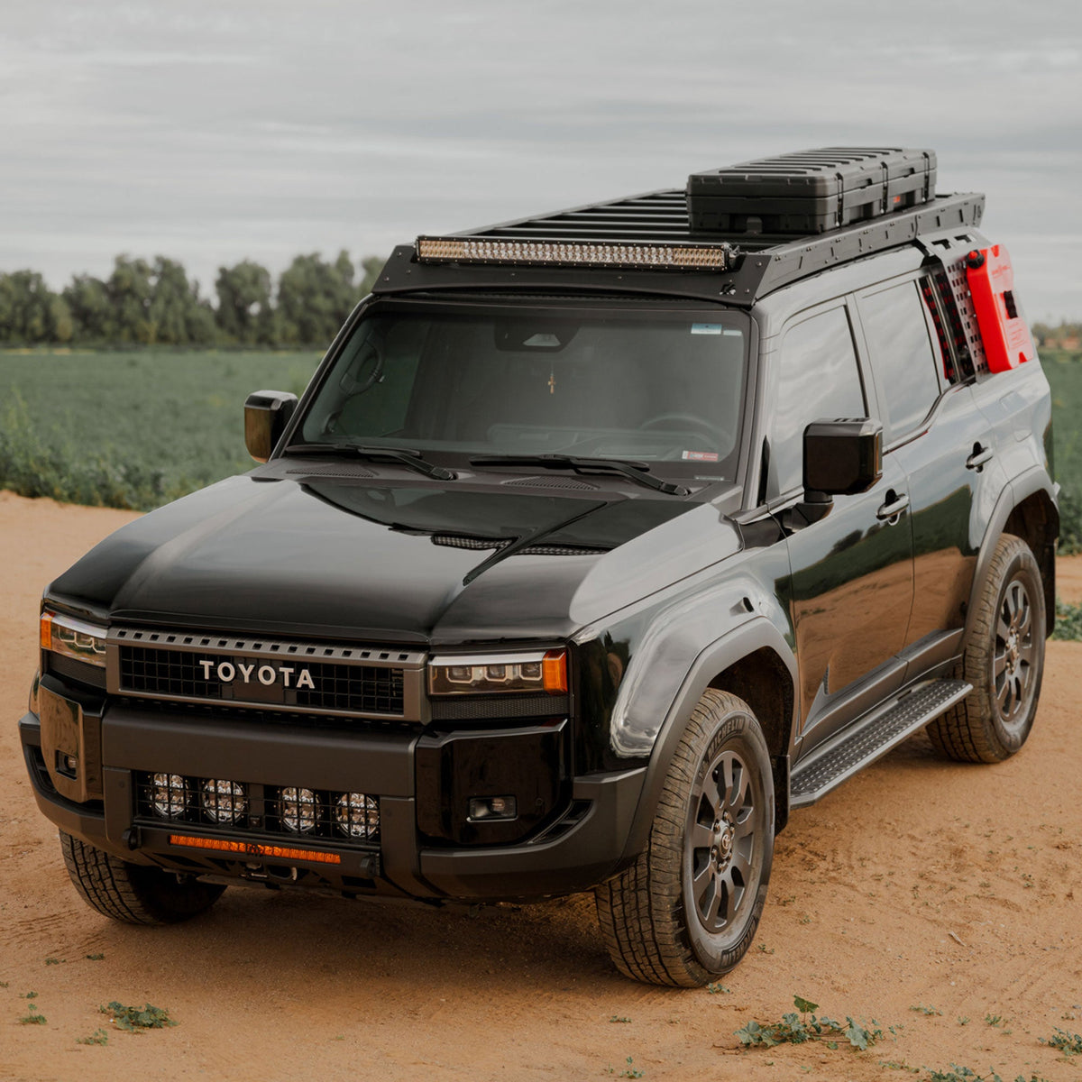 2024+ Toyota Land Cruiser Roof Rack with Optional Light Bar Mount