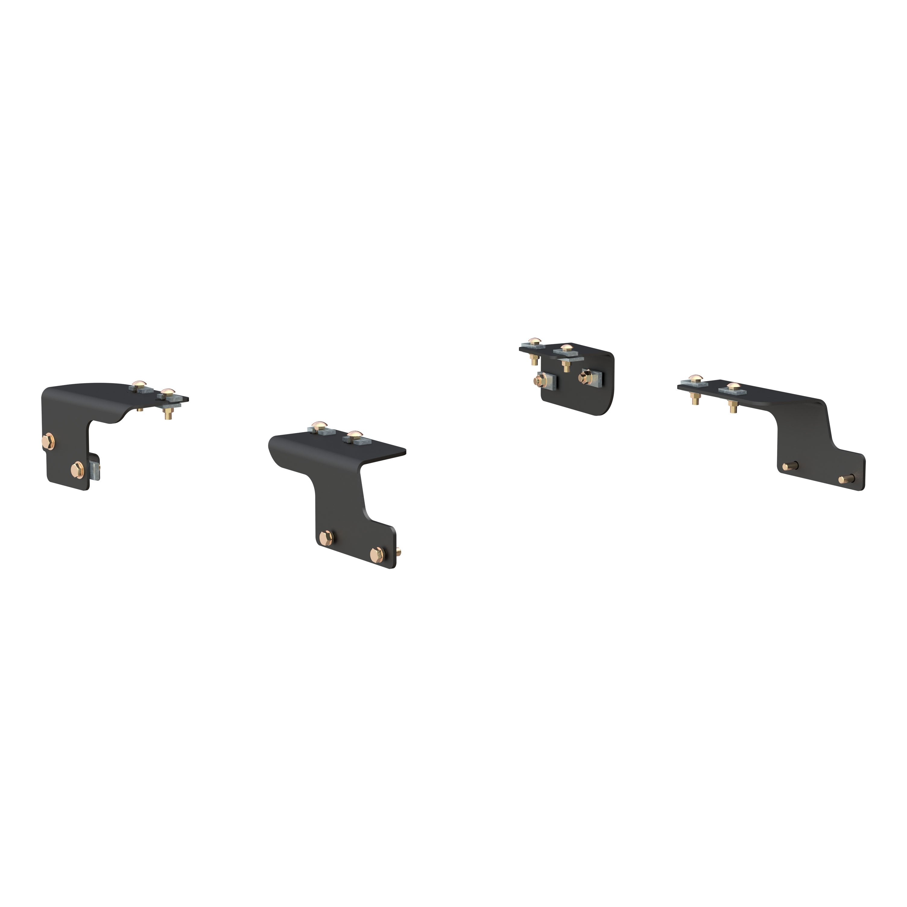 CURT 5th Wheel Installation Brackets, Select Toyota Tundra, 6.5' Bed, Except Extended Crew Cab Model 16468