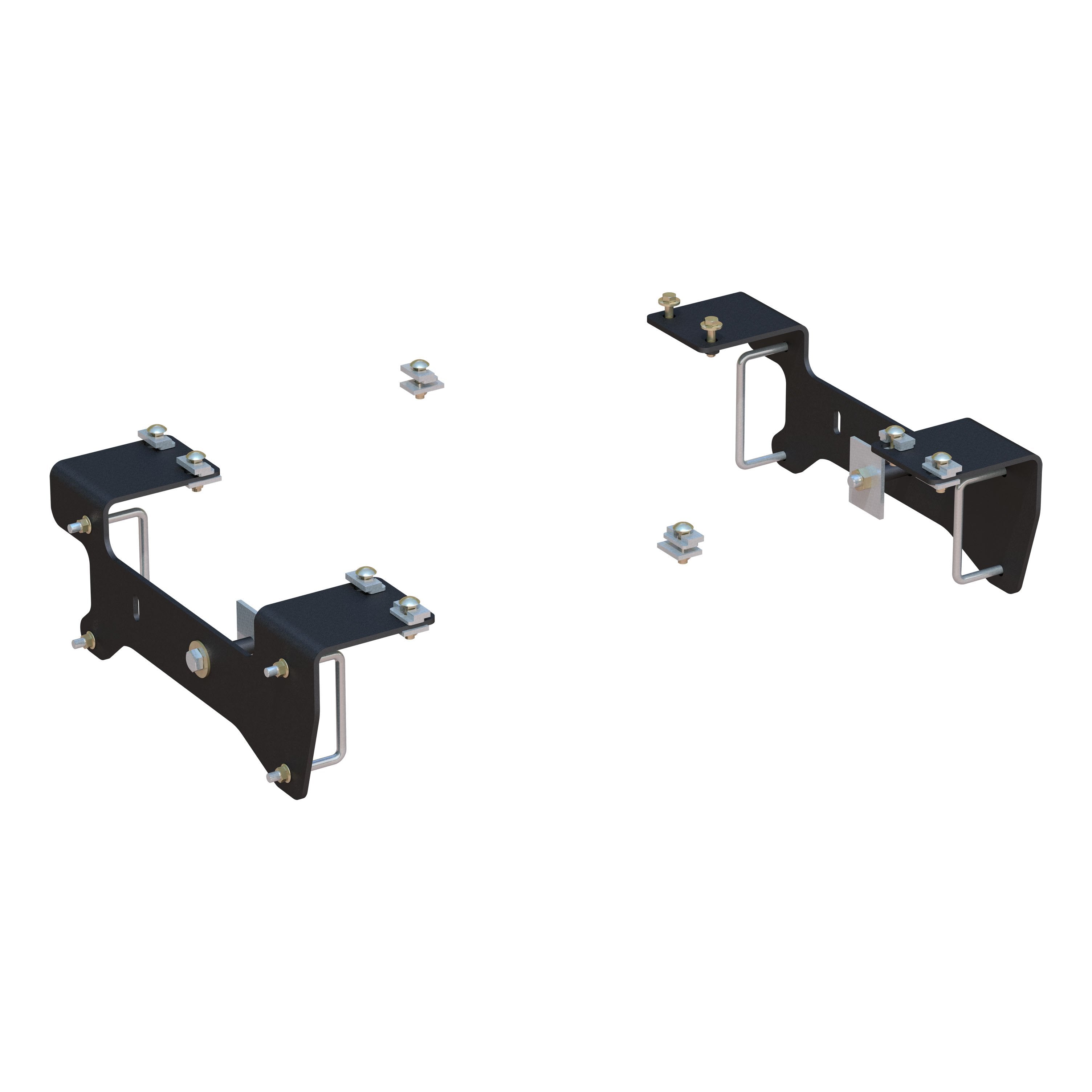 CURT 5th Wheel Installation Brackets, Select Chevrolet Silverado, GMC Sierra 1500, Except 5.5-Foot Bed Model 16469