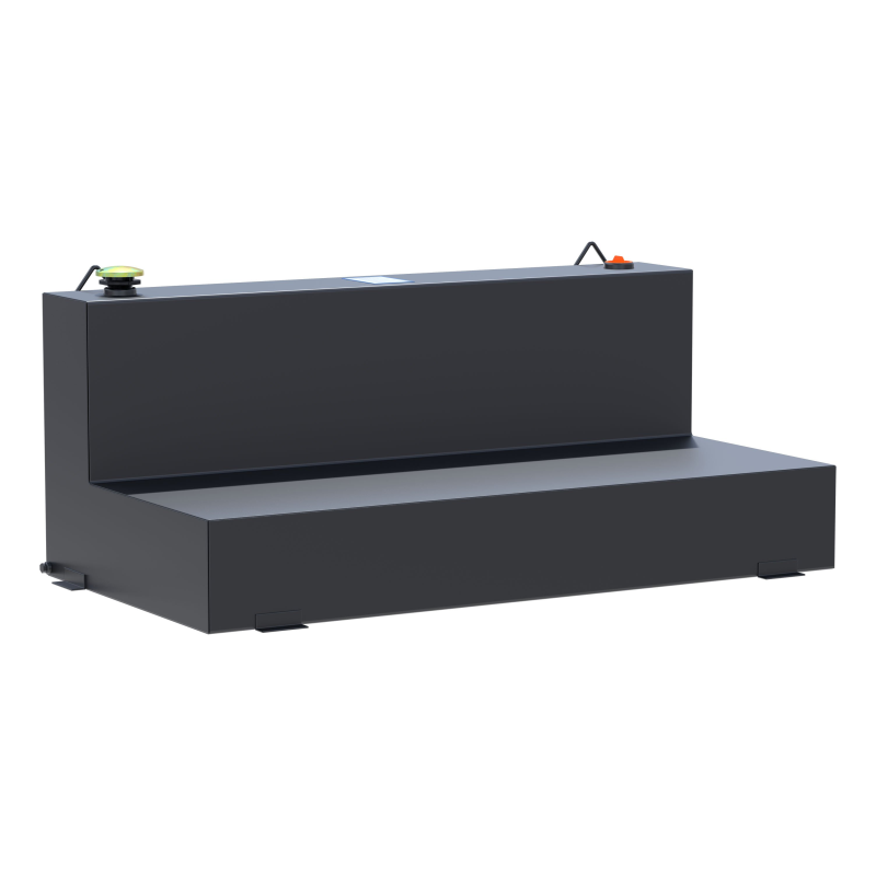 UWS Matte Black 100-Gallon L-Shape Steel Transfer Tank Model ST-100-L-MB