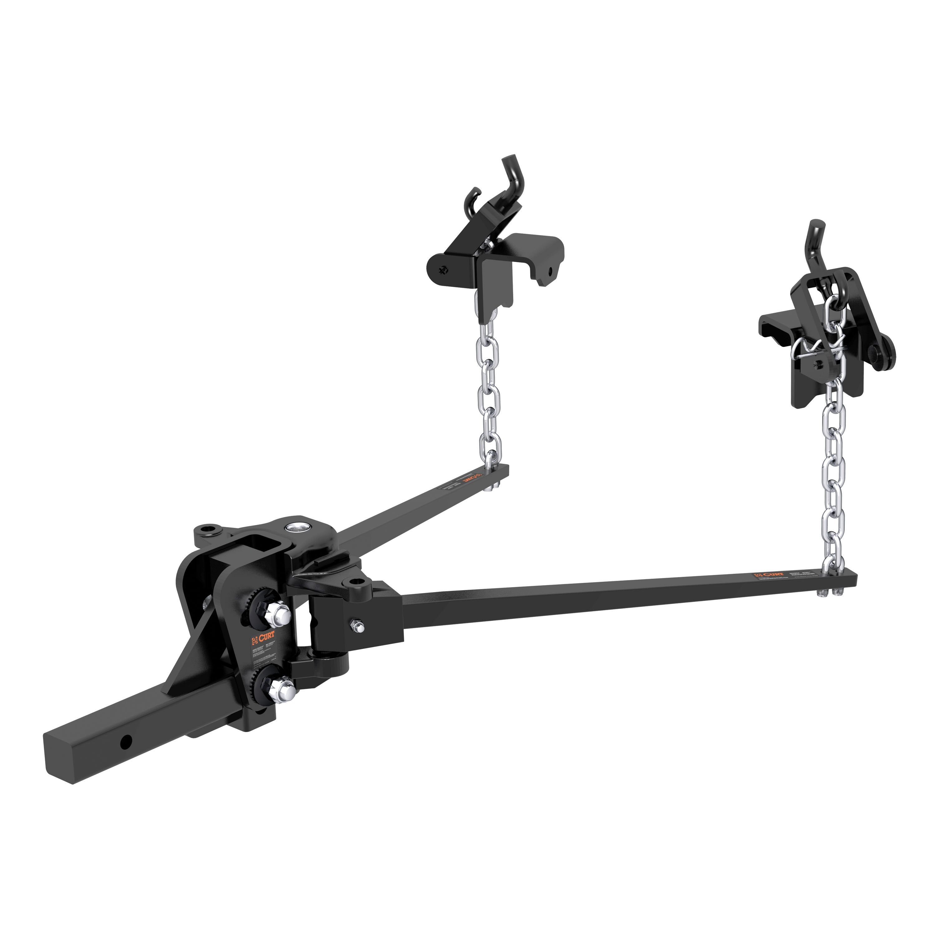 CURT Long Trunnion Bar Weight Distribution Hitch, Up to 10K, 2-Inch Shank Model 17302