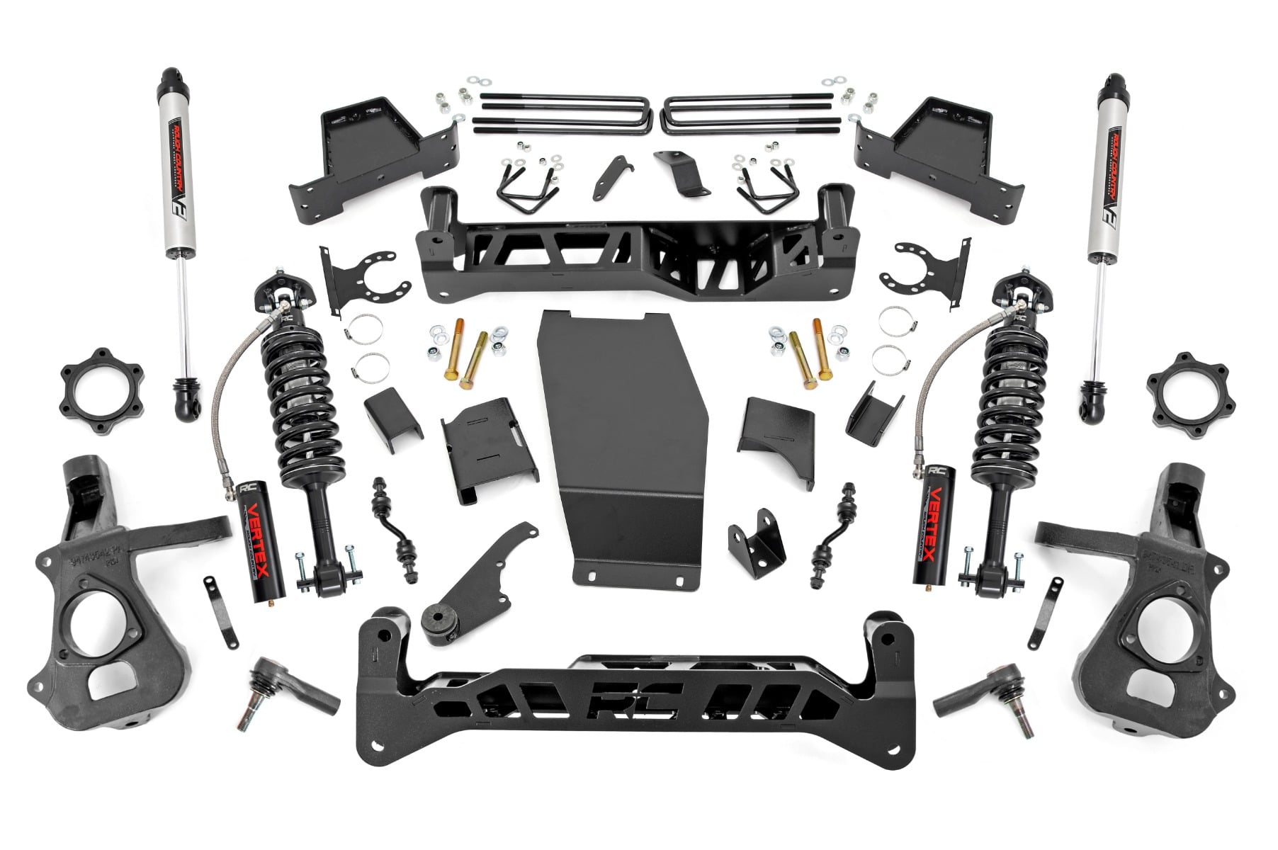 7 Inch Lift Kit Alum/Stamp Steel Vertex/V2 Silverado/Sierra 1500 (14-18 & Classic) Rough Country