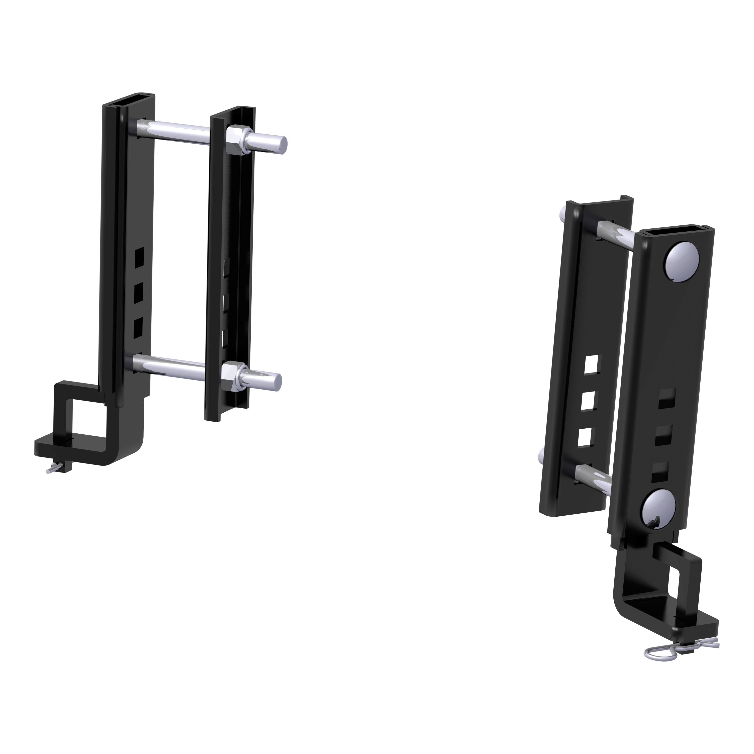 CURT Replacement TruTrack Weight Distribution Hitch Adjustable Support Brackets for 6-Inch Trailer Frames Model 17508