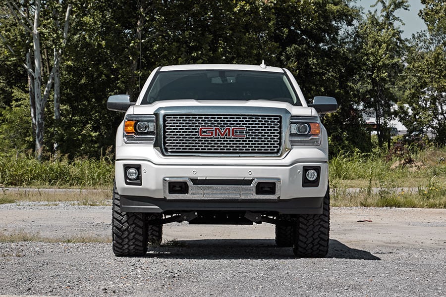 7 Inch Lift Kit Bracket Magneride Cast Steel GMC Sierra 1500 Denali (14-16) Rough Country